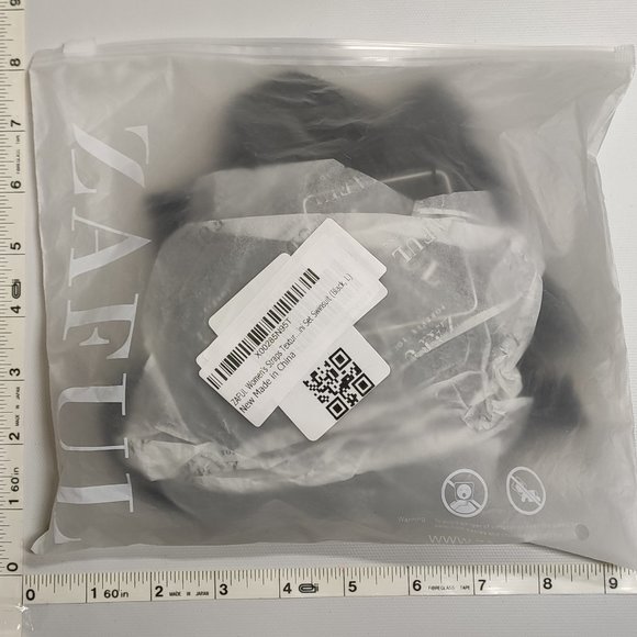 NWT ZAFUL Large Triangle bikini set Black - Picture 3 of 6